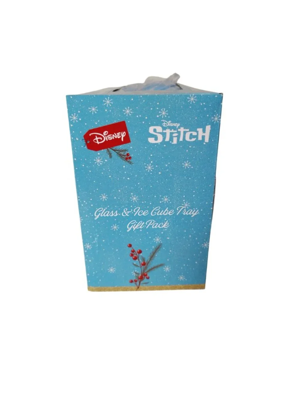 Disney Stitch Glass and Ice Cube Tray Set Gift Pack